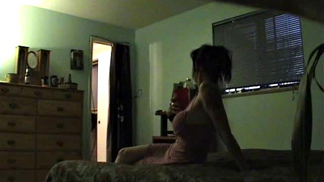 Mature MILF Shows Off Her Fake Tits And Blows Plumber's Cock