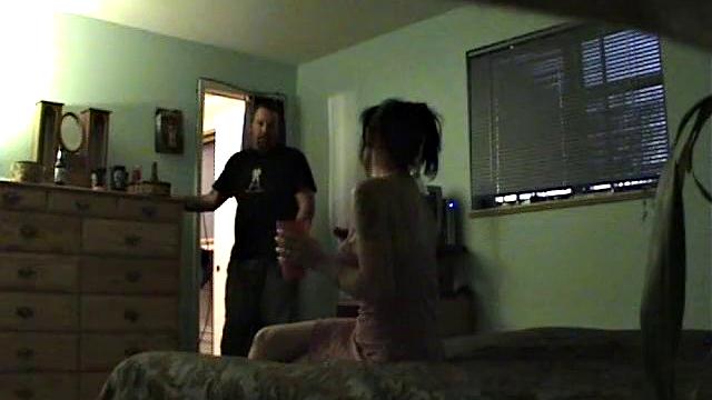 Mature MILF Shows Off Her Fake Tits And Blows Plumber's Cock