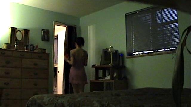 Mature MILF Shows Off Her Fake Tits And Blows Plumber's Cock