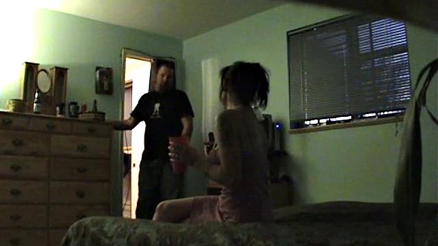 Mature MILF Shows Off Her Fake Tits And Blows Plumber's Cock