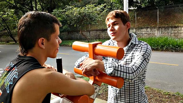 Twink Latino Gets Bareback Anal Fucking
