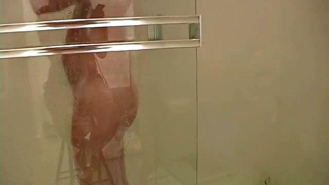 Teasing blonde fondles her pretty titties in POV