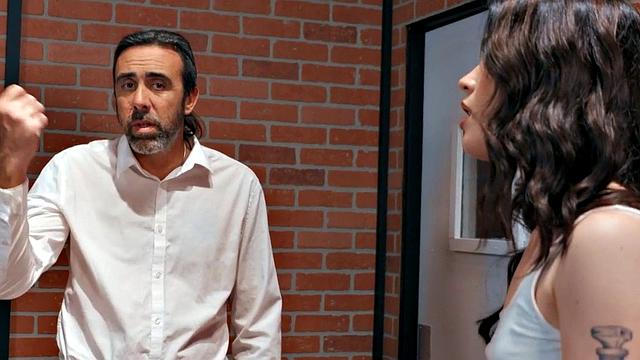 Watch these teen babes tribbing and fingering each other's trimmed pussies in high heels and jeans