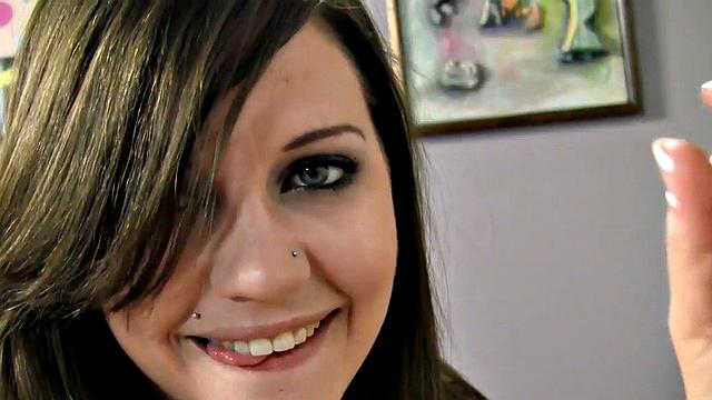 21yo amateur lover strokes in POV while talking dirty