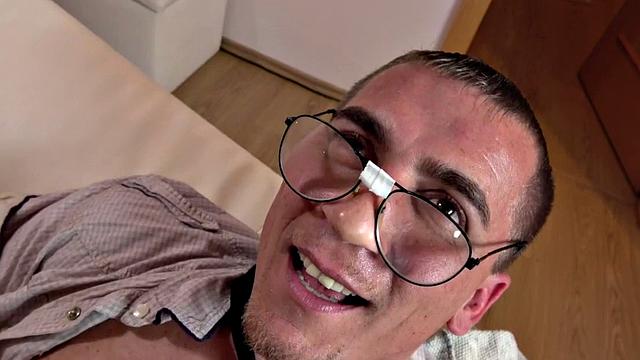 A dominant MILF in lingerie get down & dirty with her submissive wretch in doggystyle