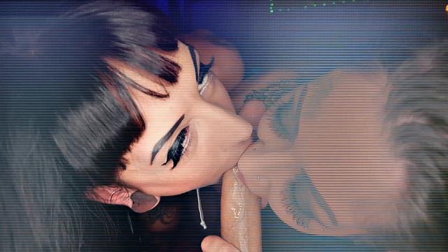 Busty Brunette Cum Control Countdown