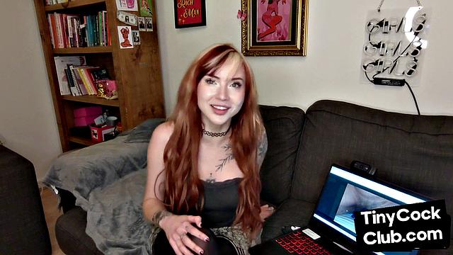 Real amateur making fun of lad