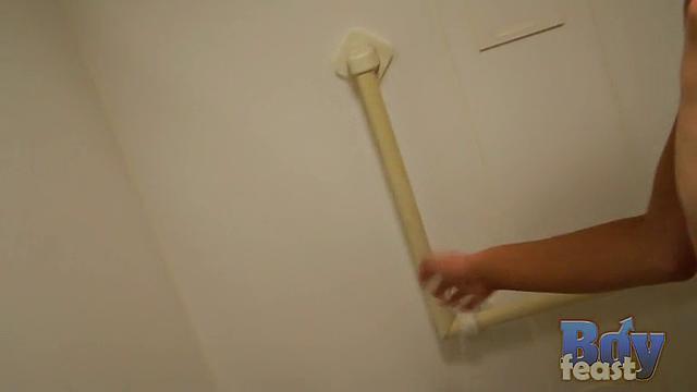Erik Takes An Icy Shower To Wake Up - Erik