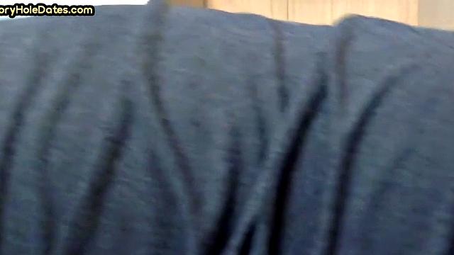 Homemade gloryhole DILF gets nailed in closeup