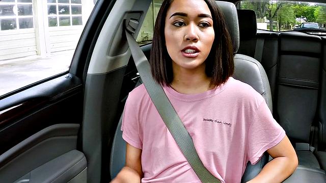 Horny Asian Turned on by Big Cock