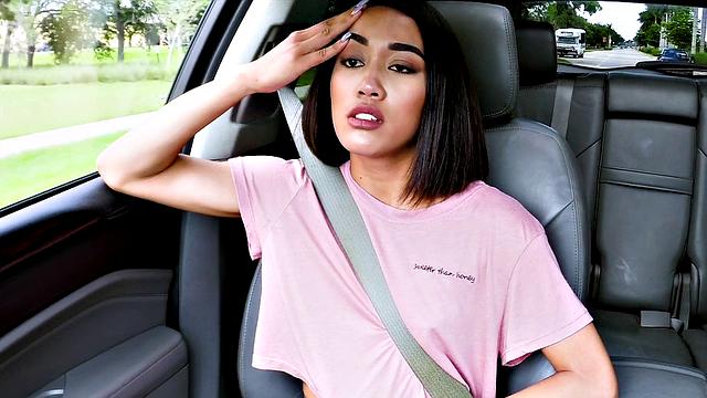 Horny Asian Turned on by Big Cock