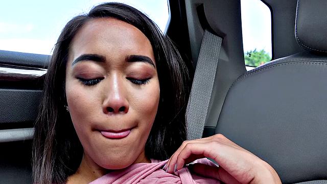 Horny Asian Turned on by Big Cock