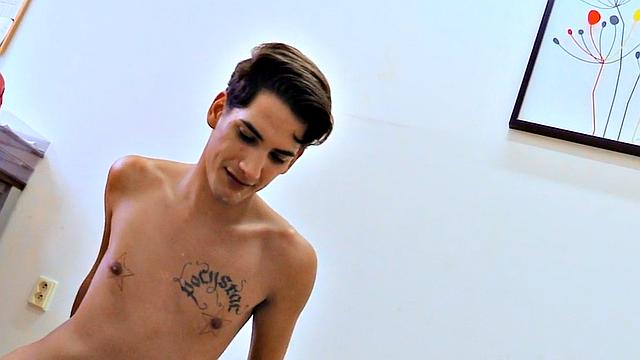 Euro twink got anal pounded after throating