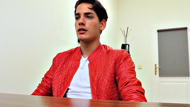 Euro twink got anal pounded after throating