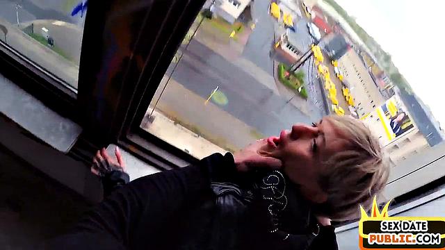 Horny babe pussyfucked in POV