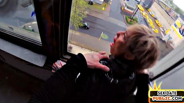 Horny babe pussyfucked in POV