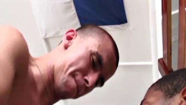 Three sexy Latinos rubbing their crotches is a sure way to get things started. After some talk and showing off, Raul Boteinho drops to his knees and sucks cock.