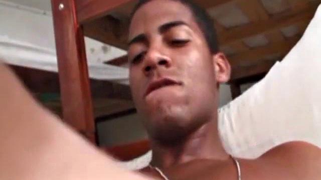 Three sexy Latinos rubbing their crotches is a sure way to get things started. After some talk and showing off, Raul Boteinho drops to his knees and sucks cock.