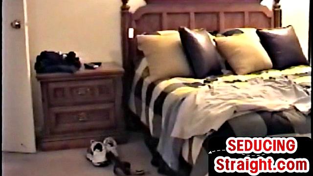 Real straight jerking cock first time on video