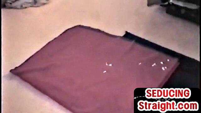 Real straight jerking cock first time on video