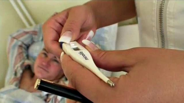 Teen nurse fucks oldie as wife masturbates