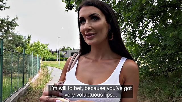 British brunette Jas Shy's tight pussy gets licked & pounded in POV