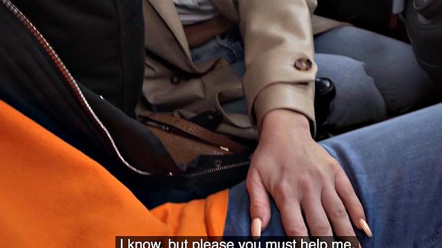 Mature driving learner seduces instructor