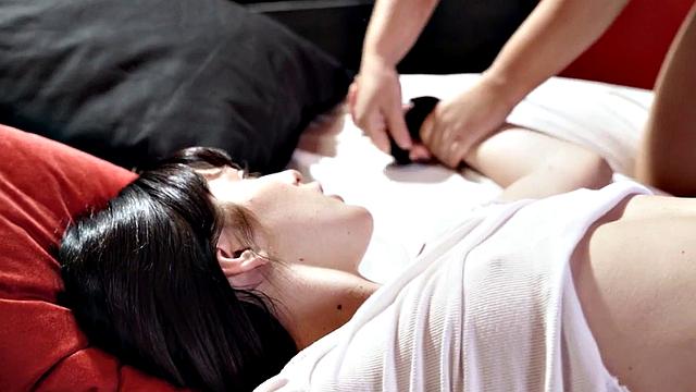 Lesbian MILF licking BFF