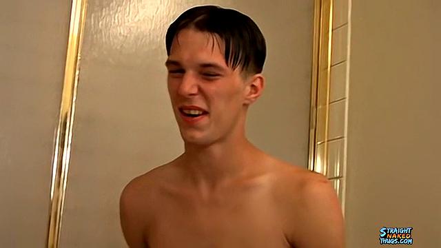 Bathroom Masturbation Session With Aaron - Aaron