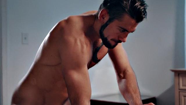 Inked TS babe deepthroats and rides new cock of her banger