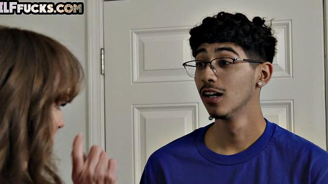 Old cocksucking granny gets her pussy banged by young guy