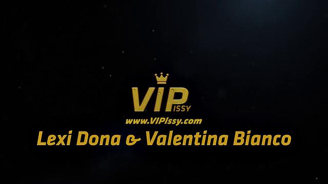 Sensual Pissing Stars Get Wet