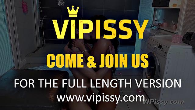 Sensual Pissing Stars Get Wet