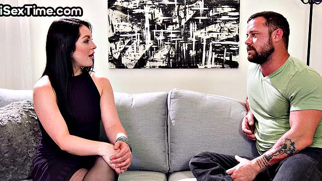 Bisexual abe in lingerie fucked and facialized