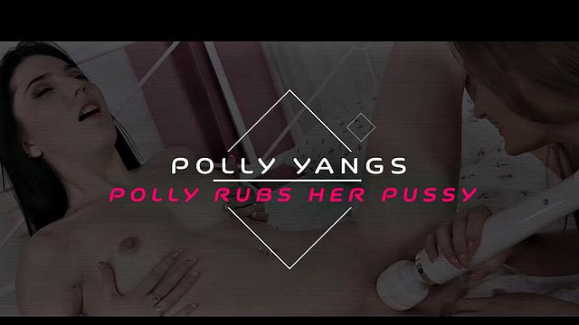 Polly Yang Rubs Pussy