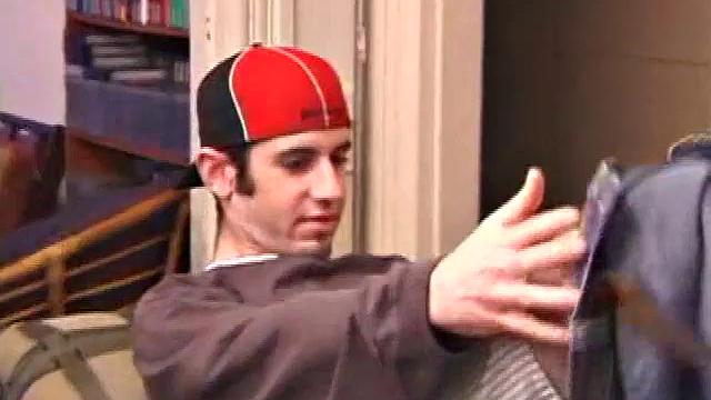 When Tag comes home and finds the massage table out, Matthew has him lie down on it and quickly strips his clothes off to get his hands on that cock. Tag finds someone's dick and starts blowing.