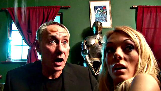 Group Sex with Big Tits Bounty Hunter