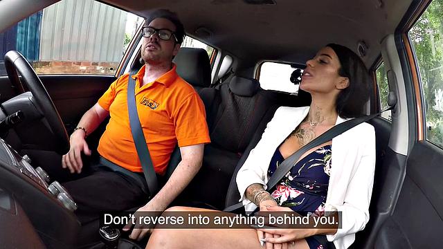 Spunk covered pussy for busty babe