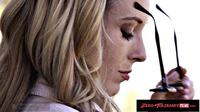 Blonde with Glasses Loves Riding BBC in Cowgirl - ZeroToleranceFilms