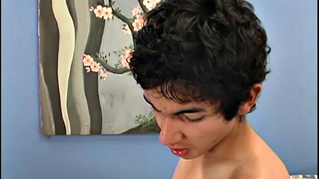 Isaias invites Nino for some afternoon fun and is quick to get the slim and smooth boy out of his pants. Once the Latin twinks are naked, Isaias goes down on his top and licks his ass.