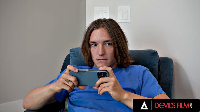 DEVILS FILM - Hot River Lynn Gets Her Pussy Drilled By Stepcousin In Naughty Fuck