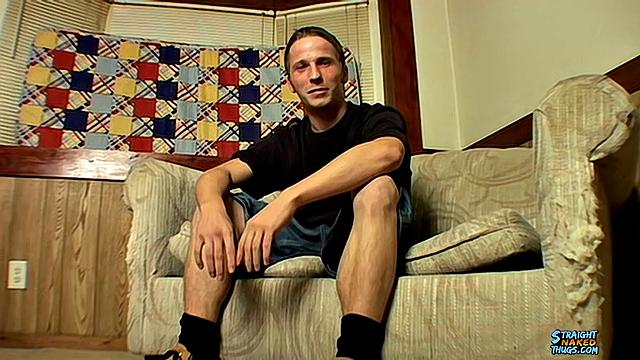 Straight guy tries to fake it at a gay audition-naked and stroking, but who's he fooling?