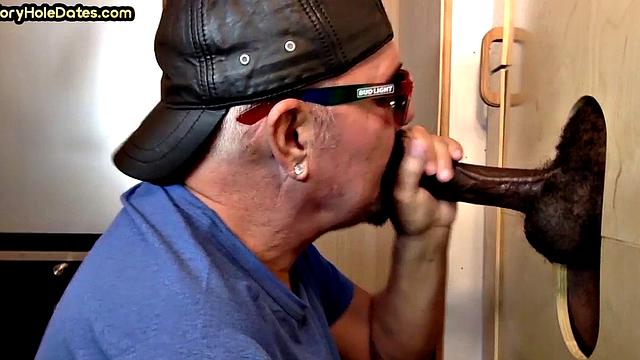 IR Gloryhole DILF sucks and gets plowed by BBC at home