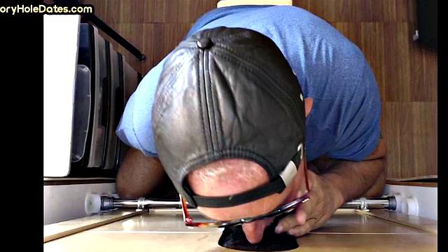 IR Gloryhole DILF sucks and gets plowed by BBC at home