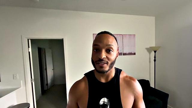 Black POV hunk penetrating ass after cocksucking