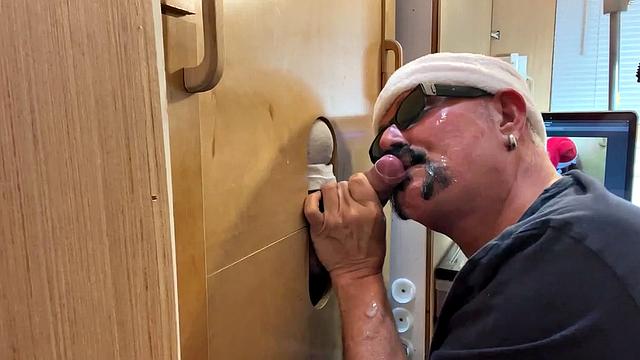 Big Latin Load At The Glory Hole