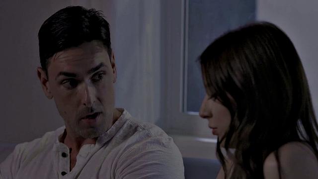 Cocksucking babe banged by lover in passionate affair