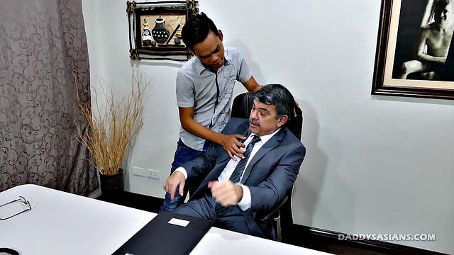 Daddy Blackmailed Into Sex