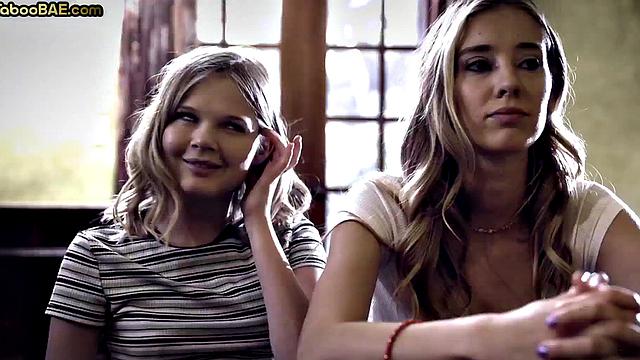 Stunning babes got their pounded in hot 3some