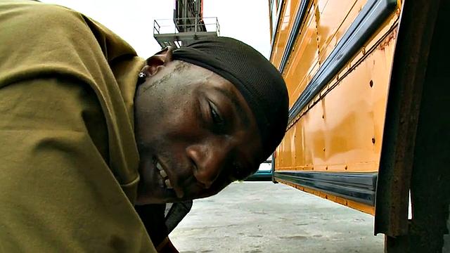 Black amateur picked up and fucked outdoors by white